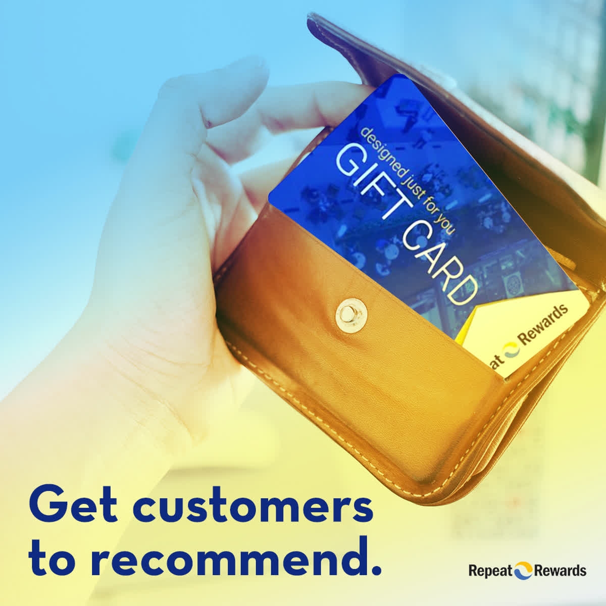 RepeatRewards's tweet image. Over 70% of consumers are more likely to recommend a brand if it has a good loyalty program. Looking for how to expand your clientele? Look no further than your own loyalty base! Learn more: loyalty.repeatrewards.com