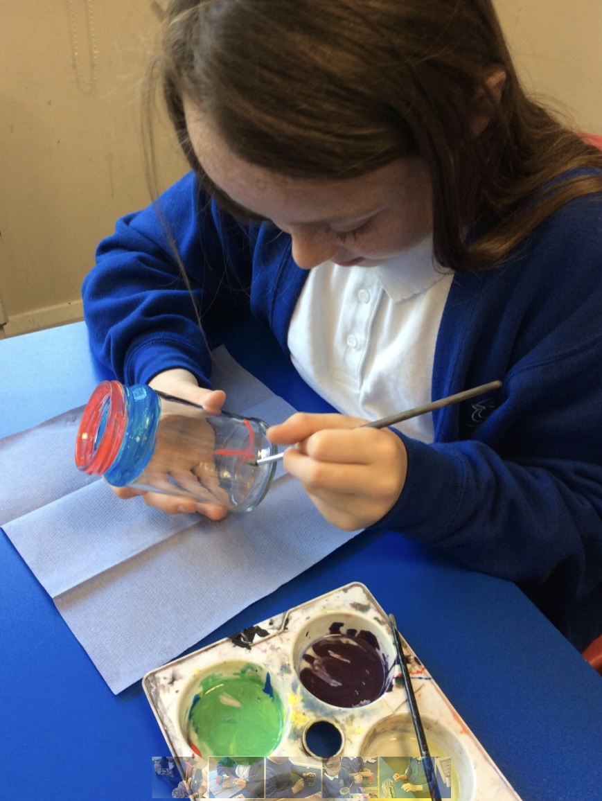#year6 had a wonderful afternoon making memory jars and writing letters to their future selves for their Curriculum Unleashed afternoon. #art #writing