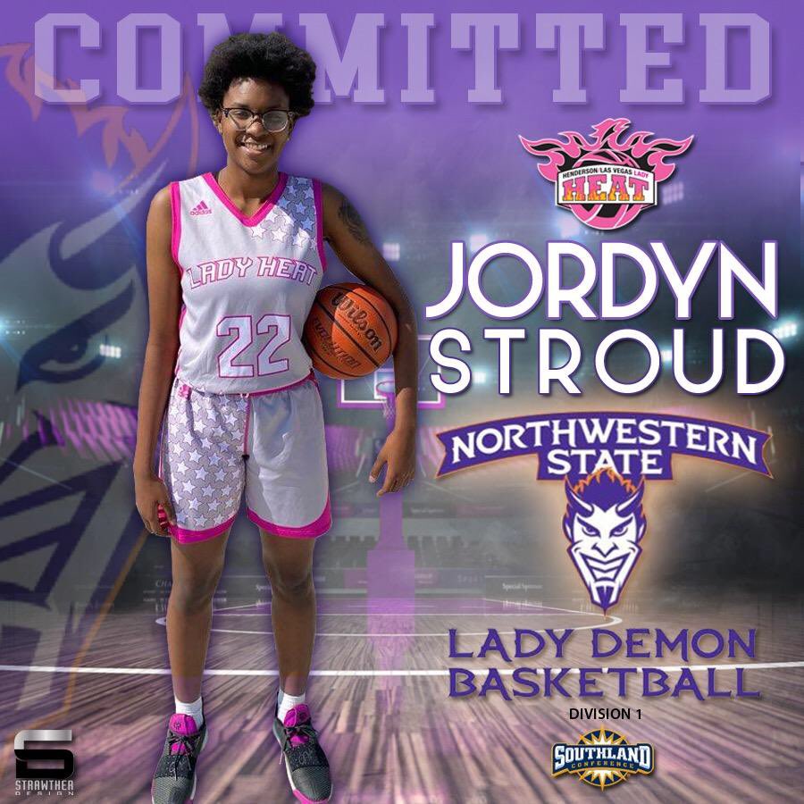 Congrats to Jordyn Stroud on her commitment to Northwestern State! <a href="/NU_Sports/">Northwestern Athletics</a> <a href="/valerieinvegas/">Valerie Brown</a> <a href="/P1BballFam/">Phase 1 Bball Fam</a> <a href="/balldawgs/">BALL DAWGS</a>