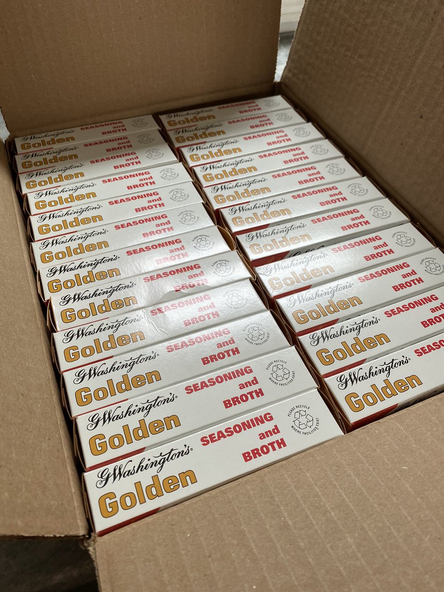 RebCunningham's tweet photo. When you think you’re ordering 24 single packets of broth seasoning, and you get 24 boxes with 8 packets in each 😳

I think I just got #Amazoned https://t.co/qGf8pJ64Ll