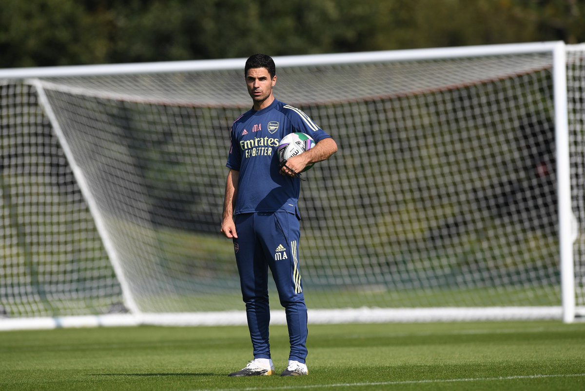 Arsenal's tweet image. Focused on our goal.

✊ @m8arteta