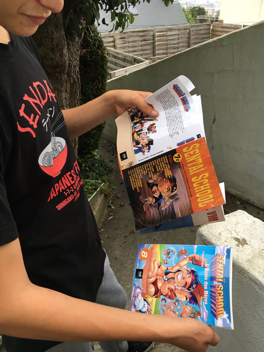 bbarjacck's tweet photo. On a reçu le nouveau tome !!! ❤️❤️❤️
Mon Tigars est super heureux !!!
#sentaischool ! @phil_cardona https://t.co/sFSiSx4NlL