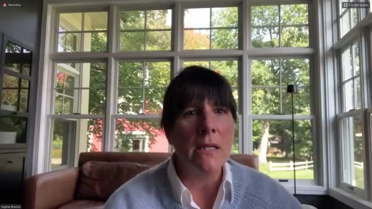 QuebecNewYork's tweet image. Sophie Brochu, CEO of @hydroquebecIntl on the Champlain Hudson Power Express line: "Time is the biggest obstacle in seeing the project through. We need to get moving. Let's build that line." #ClimateWeekNYC #QuebecCW2020 #decarbonization #hydropower @CLoubier