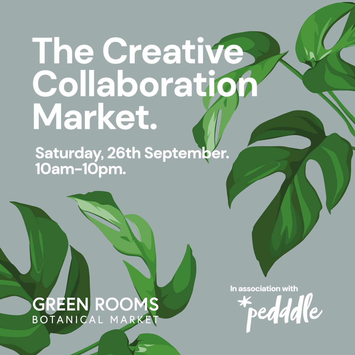 We’ll be joining ⁦<a href="/PedddleUK/">Pedddle</a>⁩ &amp; ⁦<a href="/Green_Rooms_/">Green Rooms Market</a>⁩  this Saturday for The Creative Collaboration Market💚check it out for a huge selection of independent sellers💚#shopsmall