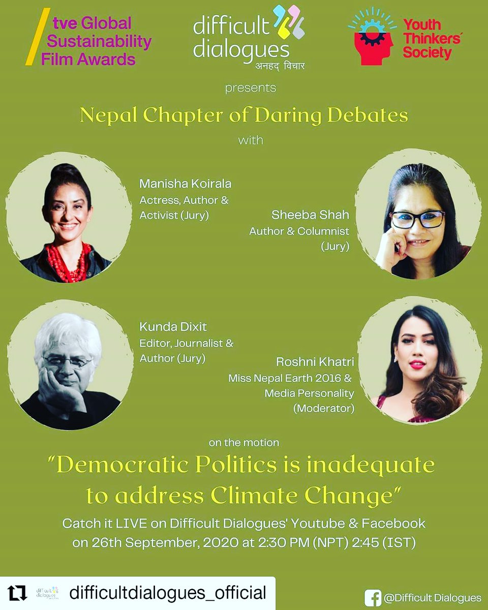 EventsGoa's tweet image. #difficultdialogues #internationalsymposium #Nepal #daringdebates