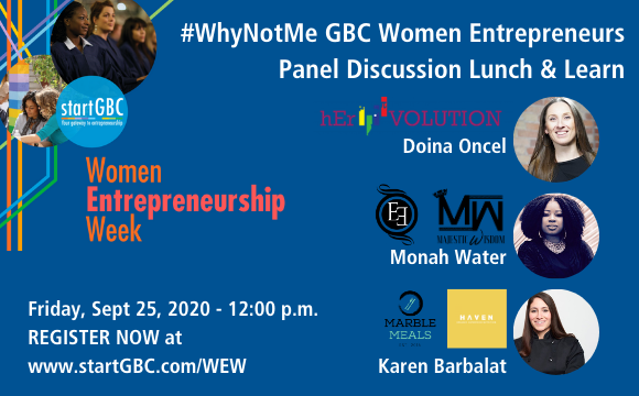 hEr_VOLUTION's tweet photo. Excited to have our Founder, Doina Oncel as part of #startGBC Women Entrepreneurship Week George Brown College Alumni Women Entrepreneur panel discussion. Check out and register for the #WhyNotMe panel today https://t.co/ud1BH0W14e https://t.co/Xu3BrWf0oU