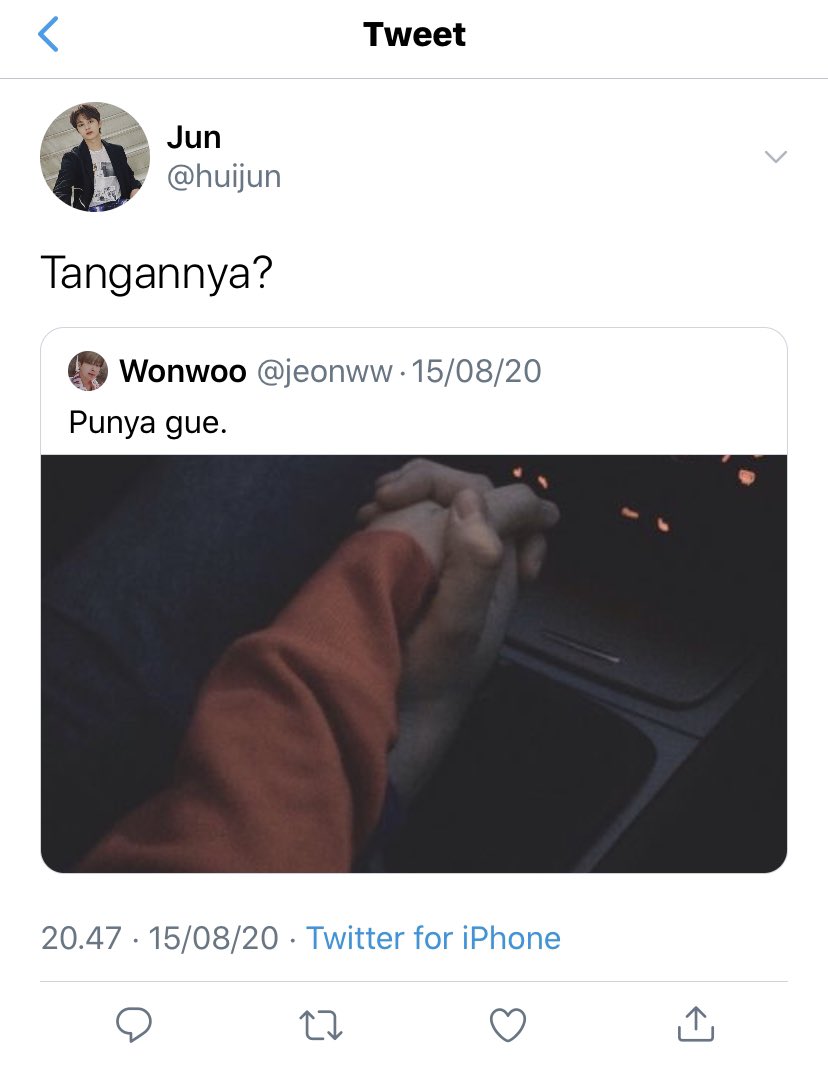 Kayak gini kalonudah ada trust issue 