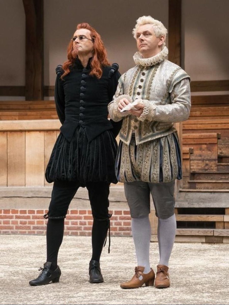 Let me offer you a bit of Globe Theatre Crowley with poofy pants who seems to be a bit better at flirting but just as much of a disaster at hiding how love smitten he is
