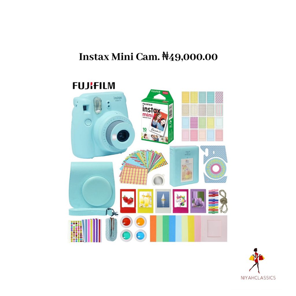 Your 2nd @ owes you an Instax Mini 9 set. Available in pink and blue only. Last 2 sets. Also instax mini films are available for sale. Prices displayed in pictures exclude delivery cost.