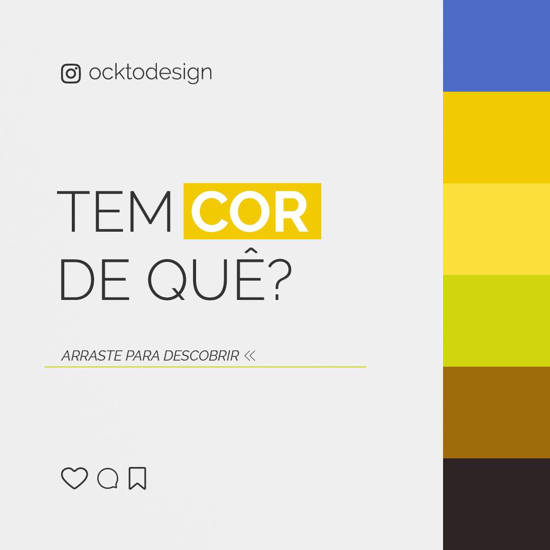 ocktodesign's tweet photo. Tem cor de quê?
Olhe para essa simpática paleta de cores. Você consegue imaginar onde essas #cores poderiam contar uma boa história?

Se você já conferiu a segunda imagem do carrossel vai ver que extraímos a paleta de uma caixa de... bananas!
Yes, nós temos Bananas. (+) https://t.co/KE50J89EMi