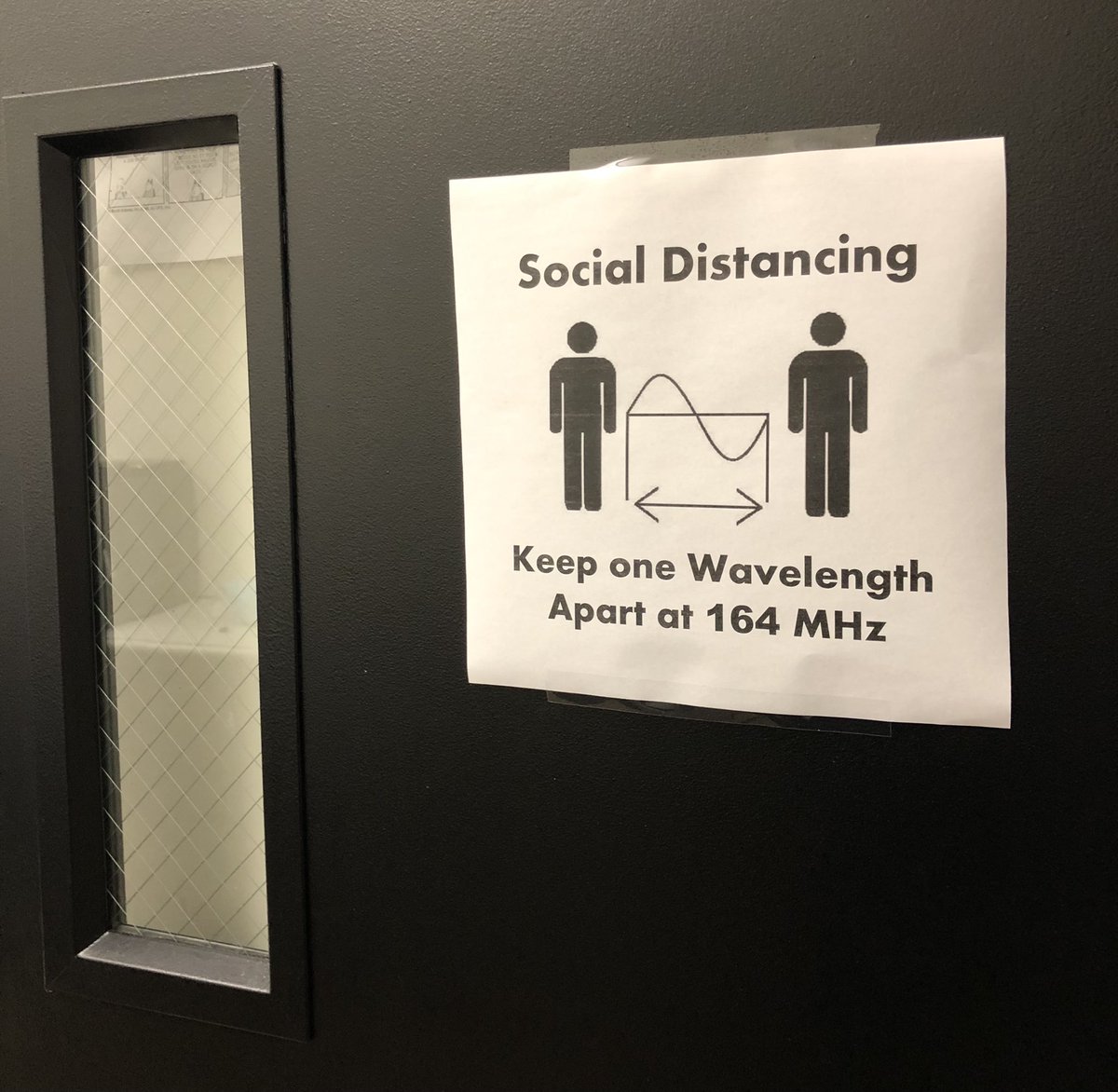 I finally know how far I should stand from other people!