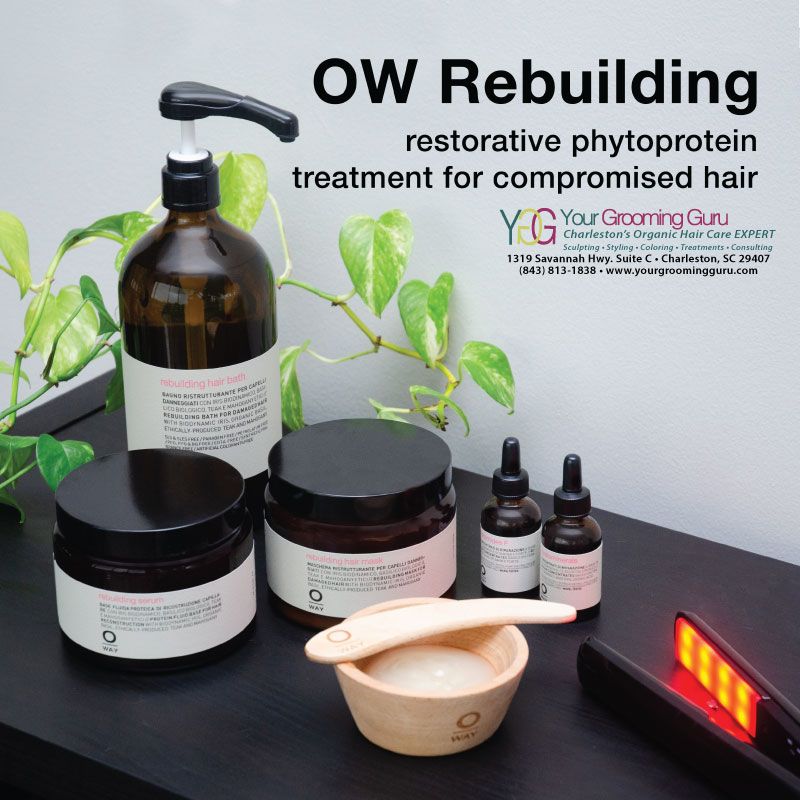 Repair - Restore - Rebuild.  this is an awesome process with awesome results.  Call me today for your appointment 843.813.1838 #organic #organicbeauty #holistichaircare #Organicskincare