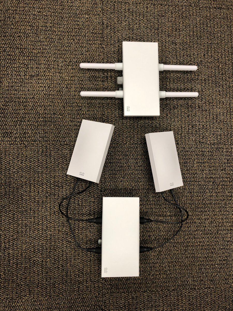 cbansmith's tweet image. Excited to test out some outdoor wireless gear!  Outdoor wireless possibilities👍👍👍 #cbsdtech