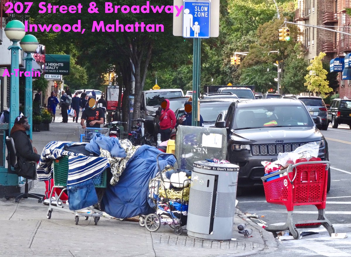 fitchic56522321's tweet photo. Off the subways and onto the streets... now what? I have never witnessed this degree of homelessness in my community. #SaveInwood @NYCMayor @NYGovCuomo @RepEspaillat @RJackson_NYC @CnDelarosa @YdanisEs @nOvAliscious @galeabrewer @aldrinbonilla1 @fitchic56522321 @BrianLehrer https://t.co/cHRnI9vify