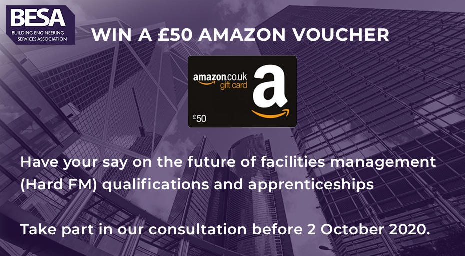 Work in #FacilitiesManagement? Fancy a £50 Amazon voucher?

Give us your feedback on our new #NOS standards for #FM #HardFM and help improve #qualifications &amp; #Apprenticeships for #buildingservices industry.

More here thebesa.com/academy/about/…