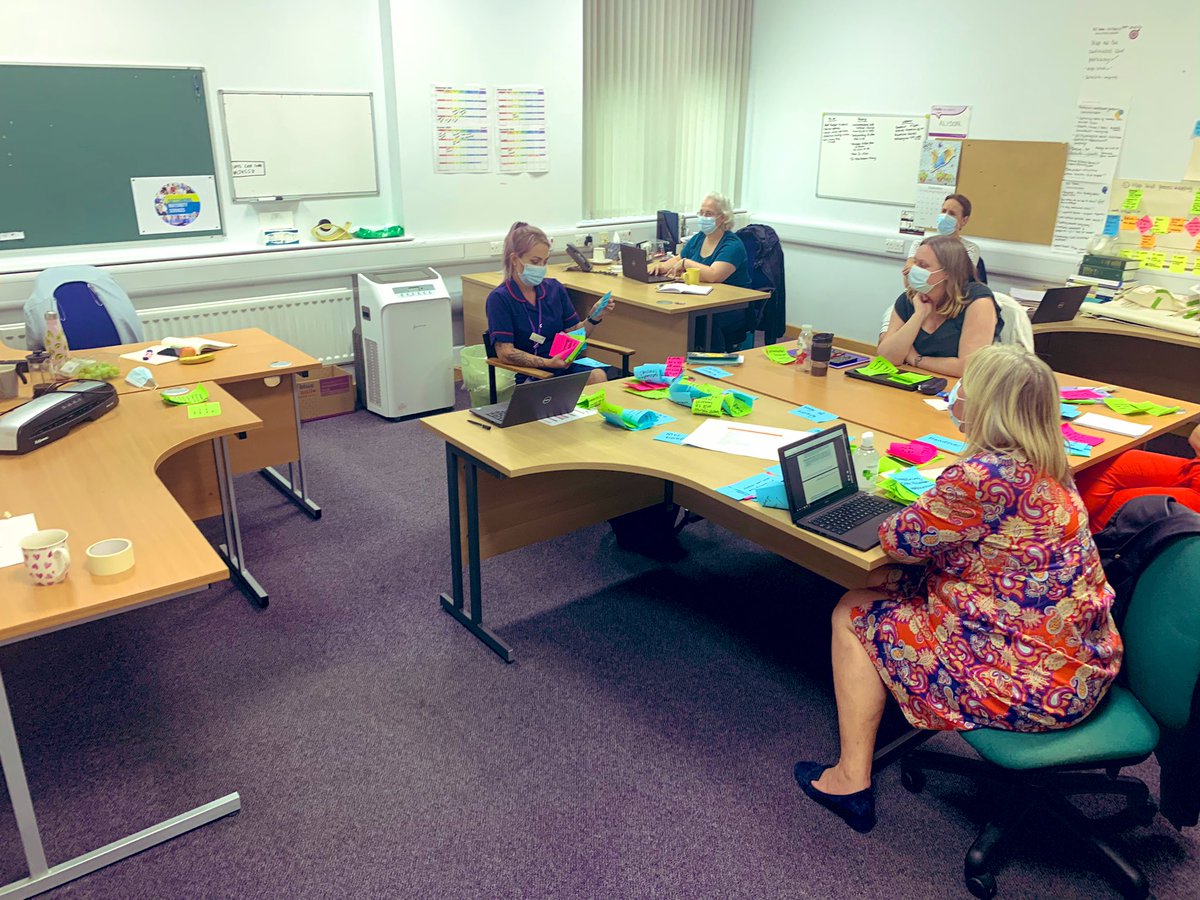 Charter Development in action.. “ Investing in our Workforce “ team starting to draft their Project Charter using the post-its from our Launch  to ensure we include all of your feedback and ideas #investinginourworkforce #omsprogramme #beoutstanding @karendawber @hornerdeborah1