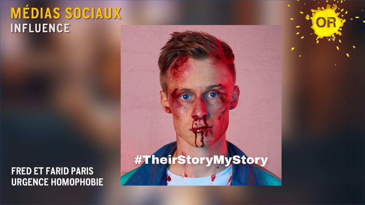 #MédiaSociaux #Influence : L’#OR revient à @UHomophobie pour « Their Story is My Story » une opération signée @FredFarid. Bravo ! #gpstrat. https://t.co/iu17ohaci9