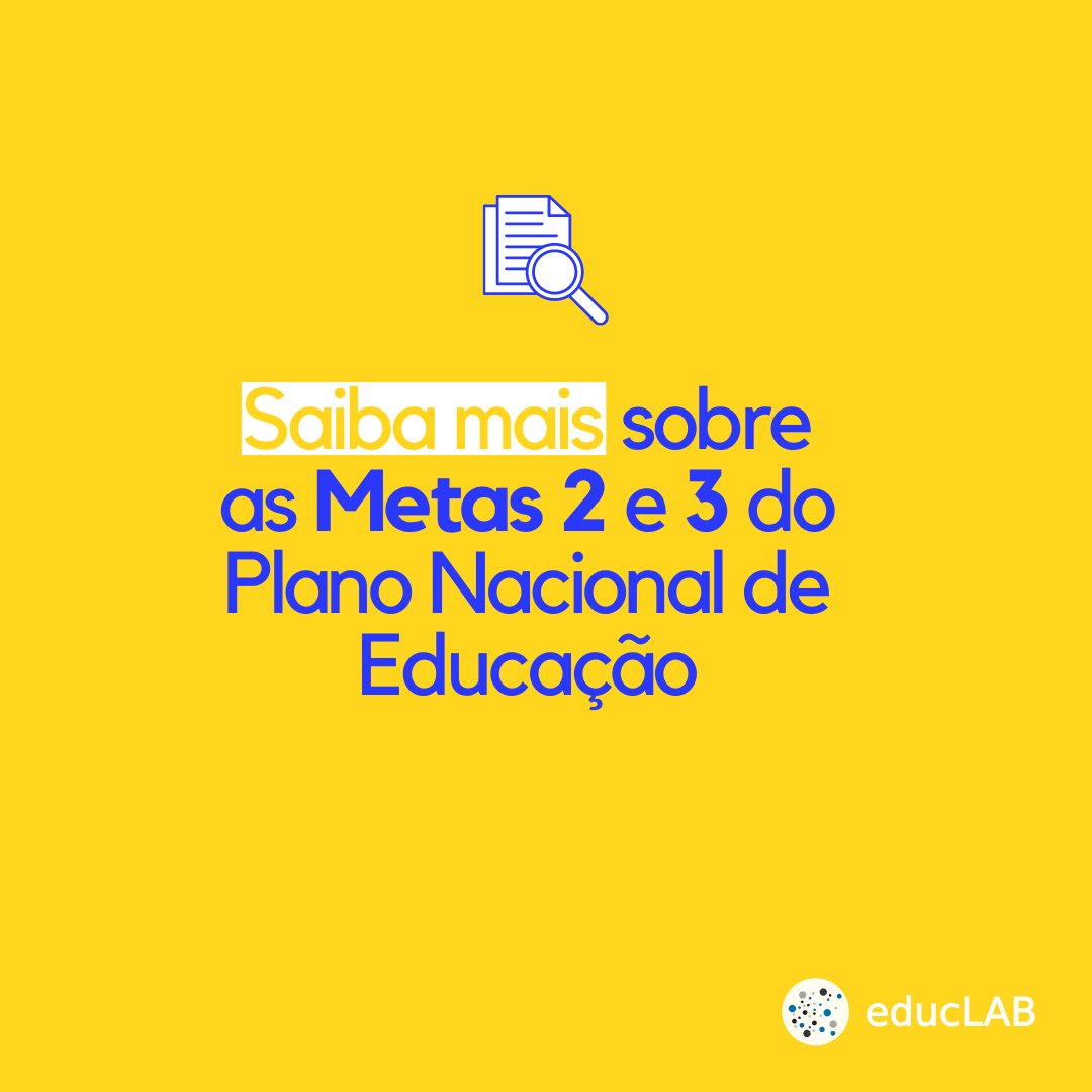 educ_lab's tweet photo. Plano Nacional de Educação (PNE) apresenta um conjunto de metas, diretrizes e estratégias que abrangem da Educação Infantil até a Pós-Graduação, com a finalidade de direcionar esforços e investimentos para a melhoria da qualidade da educação no país. https://t.co/nPqOxYQigR