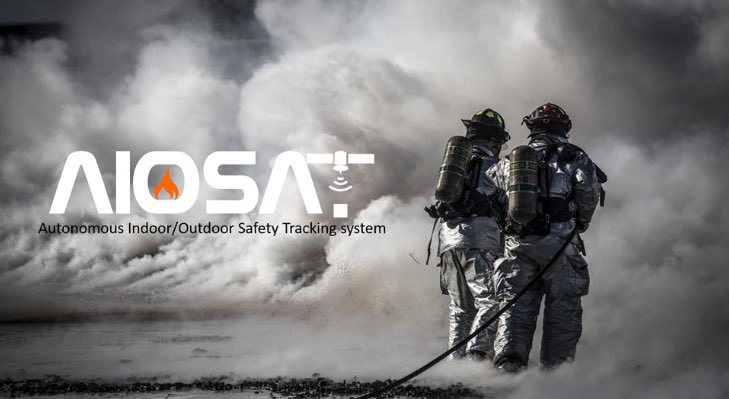 Ymkoattema's tweet photo. Laatste fase van Europees project #AIOSAT. Resultaat: technologie voor indoor and outdoor safety tracking system tbv veilig repressief optreden #brandweer. Collega’s @BrandweerTwente testen het concept in de praktijk @SafetyCampusVRT #innovatie https://t.co/2X1gOF0mZ0