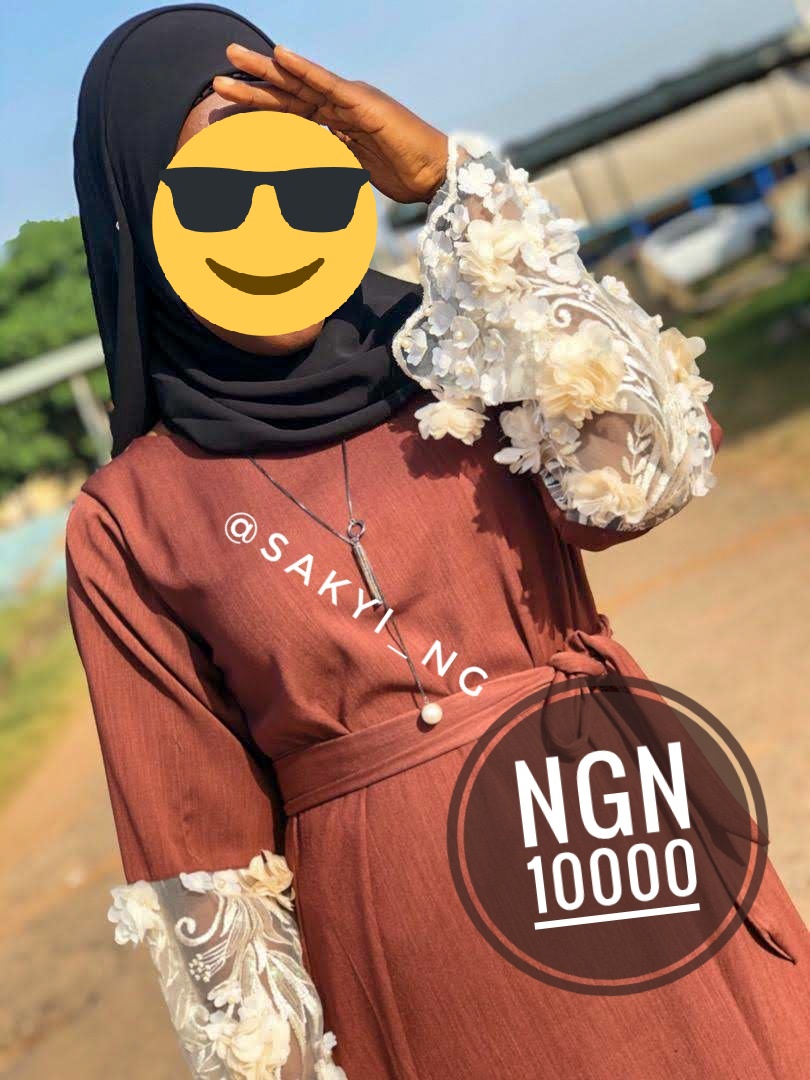 _sakyi_ng's tweet photo. The Estee floral Abaya
 Price 10,000 NGN
Available on order 
To order WhatsApp 07036411752 https://t.co/PVWUZjBpsv