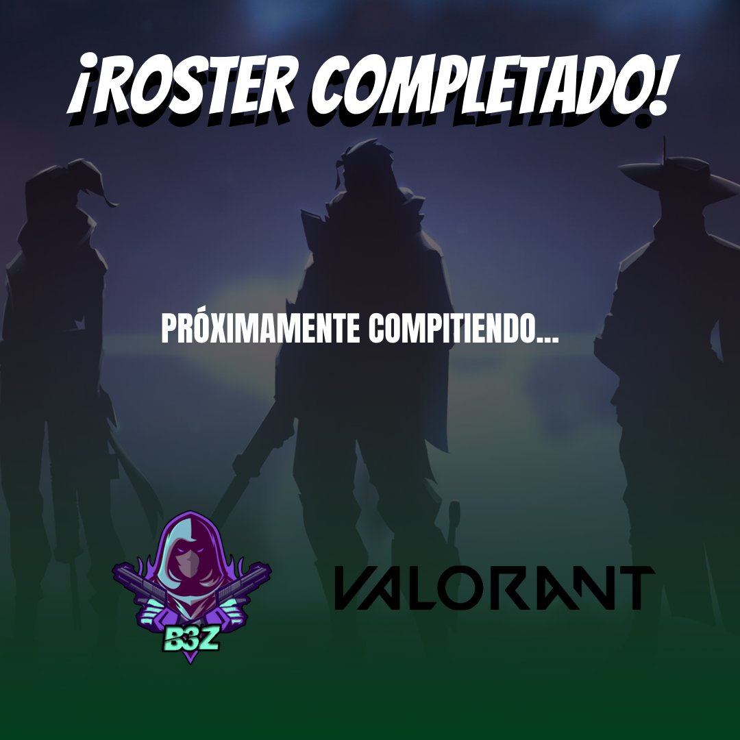 ¡Roster completo! Listos para competir. #VALORANT #valorantargentina  #esportsargentina
