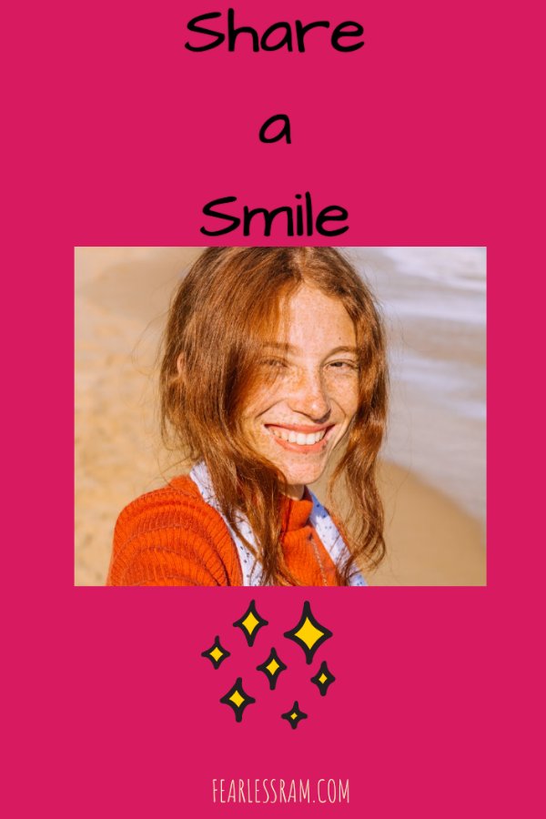 Happy Tuesday all! Don't forget to Share a Smile this week:-)

#tuesdayvibes #blogging #PositiveVibes 

fearlessram.com/share-a-smile/