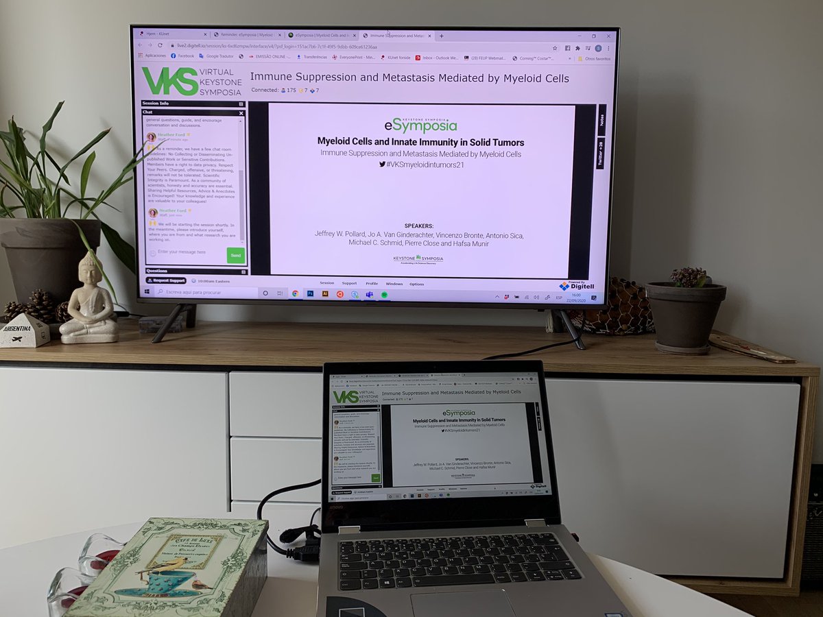 SFontenete's tweet photo. Exciting 2nd day of @KeystoneSymp on Myeloid Cells and innate immunity in solid tumors. #VKSMyeloidinTumors21 #eSymposia #coronatimes #virtualcongress https://t.co/nrpgFMi0B6