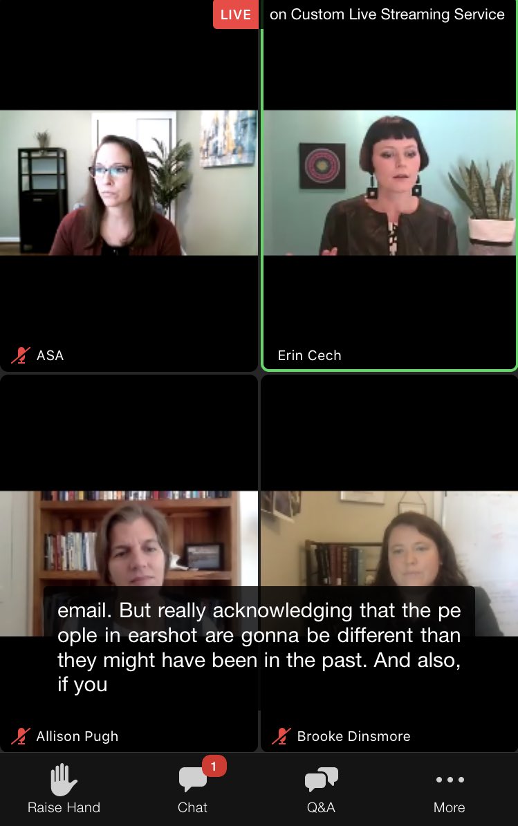 💡 Consent forms with <a href="/Qualtrics/">Qualtrics</a>!!- Erin Coch and Qualitative research during quarantine with <a href="/ASAnews/">ASA Sociology</a>