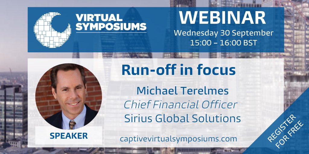 Sirius Group is now @SiriusPointLtd (@siriusgroupltd) on Twitter photo You can still register to hear Sirius Group's Michael Terelmes participate as an expert panelist during an interactive Captive Review Webinar: Run-off in Focus.
<a href="/CaptiveReview/">Captive Review</a>
Register for free here: bit.ly/3kyb1pU #siriusgroup #runoff #webinar You can still register to hear Sirius Group's Michael Terelmes participate as an expert panelist during an interactive Captive Review Webinar: Run-off in Focus.
<a href="/CaptiveReview/">Captive Review</a>
Register for free here: bit.ly/3kyb1pU #siriusgroup #runoff #webinar