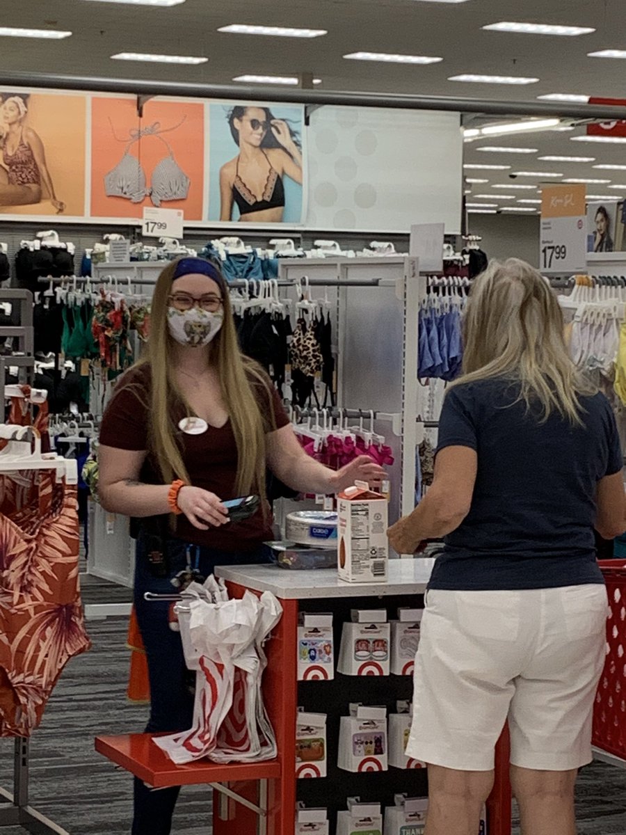 1795Style's tweet photo. Check out TL Kelly using our awesome Line busting cart expediting our guest needs!!! #GuestCentric #Target❤️💕 https://t.co/MUVculDRGn