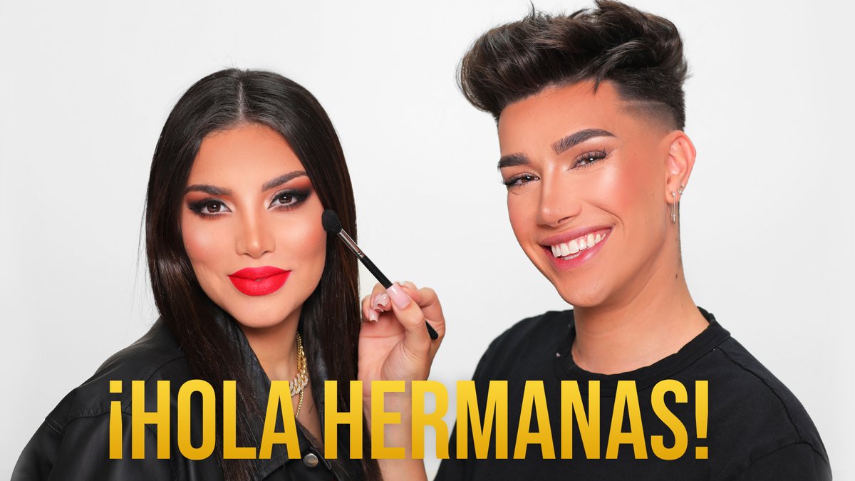 jamescharles's tweet photo. RETWEET to be the next video's sister shoutout!!

MAKEUP EN ESPAÑOL CON @KimberlyLoaiza_ is now LIVE!! ENJOY HERMANAS! 💄❤️ https://t.co/atXaRF9Knr https://t.co/qlx1ahhJap