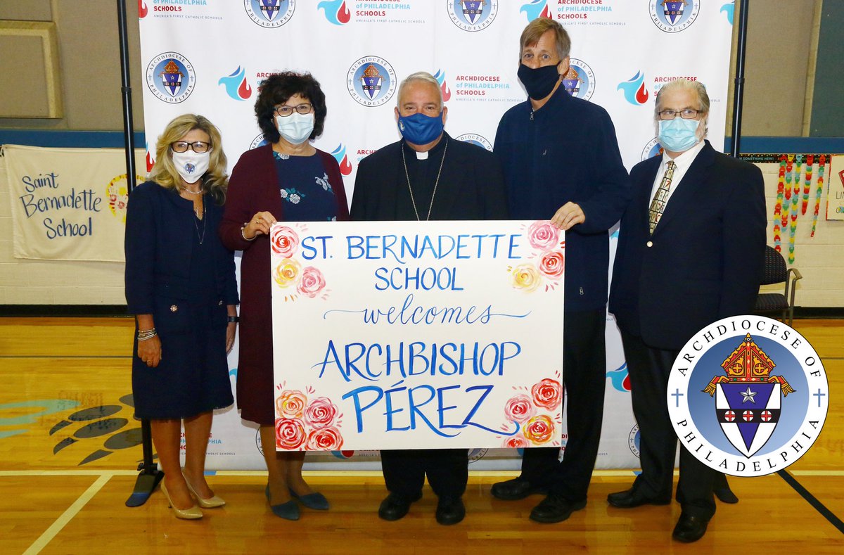 ArchbishopPerez's tweet photo. 6/6 It was a terrific morning!
#equippingsaints #exploreaops #MovingForwardTogether #tuesdaymotivation #AOPes2020 #catholiceducation #elementaryeducation #archdioceseofphiladelphia #delcopa #berniesblessed https://t.co/se5N0lM1Ar