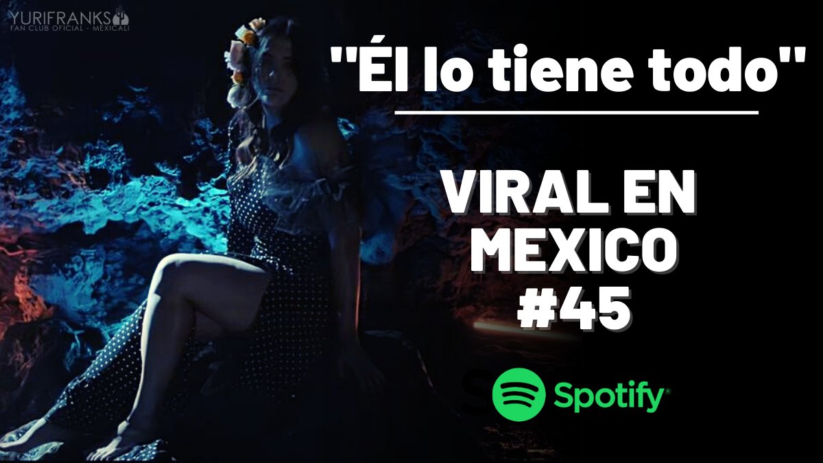 YuritaPatrona's tweet photo. Yuridia entra a la lista de Virales en Mexico de #Spotify 
👉 Entra aquí> https://t.co/nHUrEgduFE https://t.co/0uFNyhhp3e