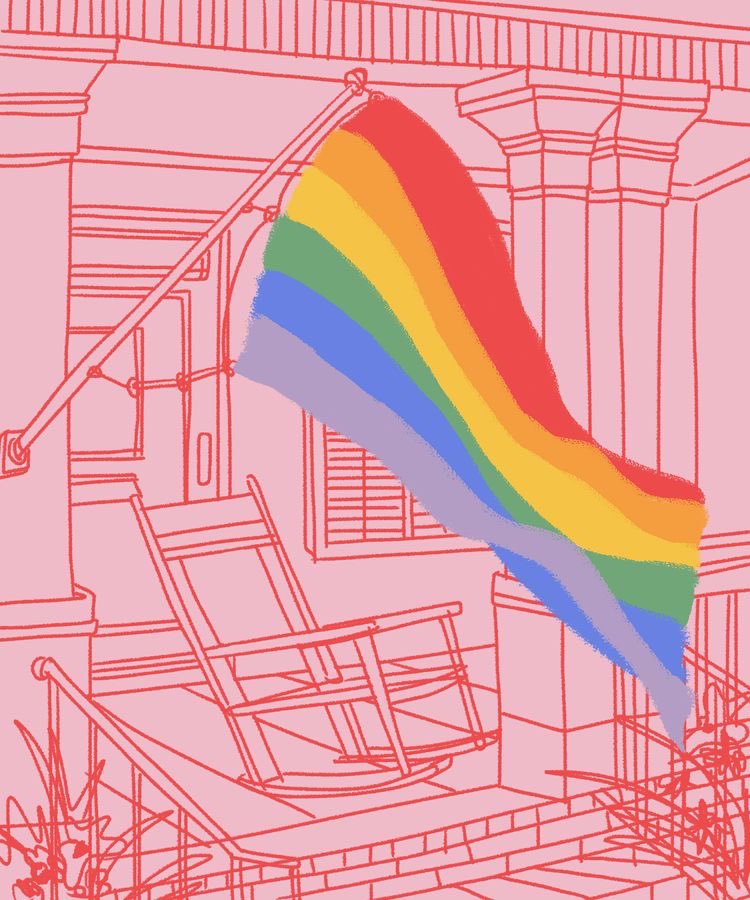 TREAT PEOPLE WITH KINDNESSit would be animated and show the world at peace. everyone would be showing pride. rainbows, lgbtq+ flags, blm flags, etc.