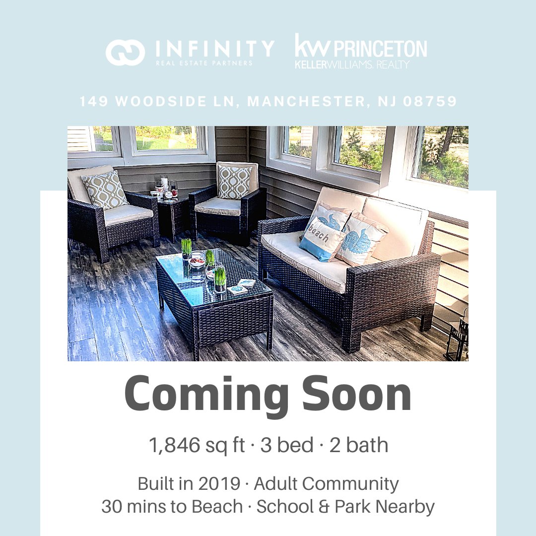 buysellhaven's tweet photo. Coming Soon ✨
Ready to learn more about this incredible property? Contact us today ⬇️
📲 (732) 788-6573
📧 team@infinityrepartners.com
🖥 https://t.co/NnU0ut8o2a
149 Woodside Ln, #ManchesterTwp, #NJ 08759
#kellerwilliams #newjersey #nj #njrealtor #njrealestate #oceannj https://t.co/E2N2zXahMw