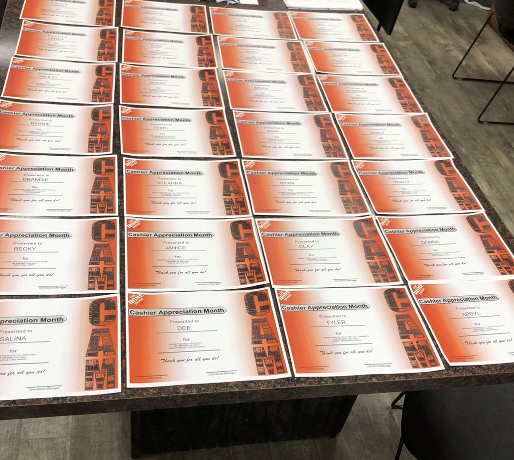 Connie 4148 (@connie4148) on Twitter photo Just a few short days until October & Cashier Appreciation Month! Endless fun to be had while we recognize our associates! <a href="/BrianMcL70/">Brian McLaughlin</a> <a href="/jillboyd2222/">Jill Boyd</a> @Huffman_Deb4148 <a href="/mmaz16/">Matt Maz</a> <a href="/mapafreed/">Michael Freed</a> Just a few short days until October & Cashier Appreciation Month! Endless fun to be had while we recognize our associates! <a href="/BrianMcL70/">Brian McLaughlin</a> <a href="/jillboyd2222/">Jill Boyd</a> @Huffman_Deb4148 <a href="/mmaz16/">Matt Maz</a> <a href="/mapafreed/">Michael Freed</a>