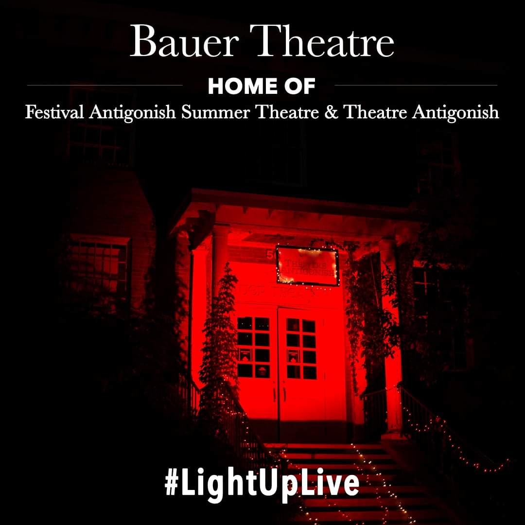 FestAntigonish's tweet photo. We are on "red alert" today, for the national #LightUpLive campaign, in support of the performing arts industry. We have a long way to go to reopen, but nothing is more important than the health and safety of our community.
#BeSceneNS #MissingLiveTheatre @NS_CCH @TheatreNS https://t.co/anpbYQtKXg