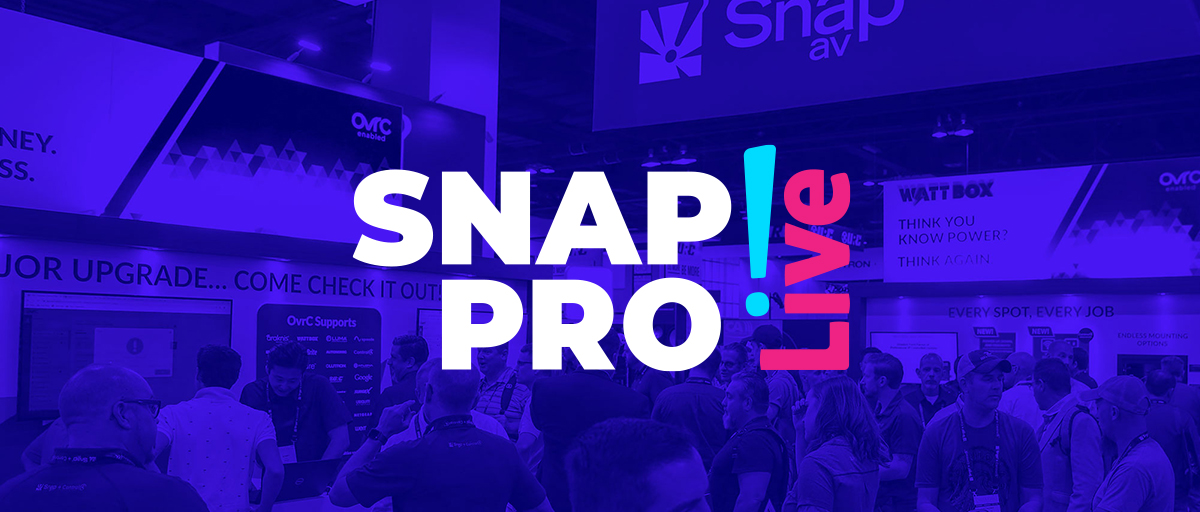 SDMmagazine's tweet image. .@SnapAV revealed details about its #SnapProLive event at the end of October. Full details here:
sdmmag.com/articles/98613…