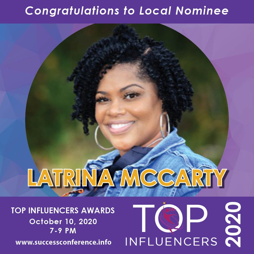 SuccessWomenCon's tweet photo. Congratulations to local nominees Joan Hampton and Latrina McCarty!

Join us at the (Virtual) Top Influencers Awards on Saturday, October 10, 2020, at 7-9 p.m. CST where we will recognize local and national women of influence.

Register online today at https://t.co/Co954xVR0i https://t.co/aeY7jwgBEJ