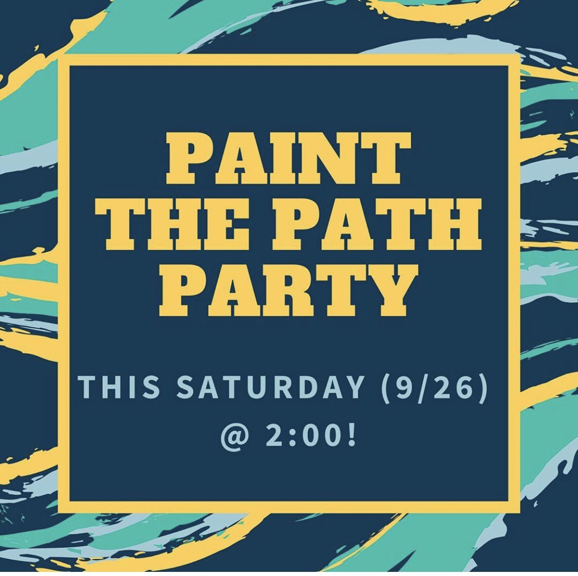 Show up with your adult friends, and help add some cheer to the playground! Thanks!