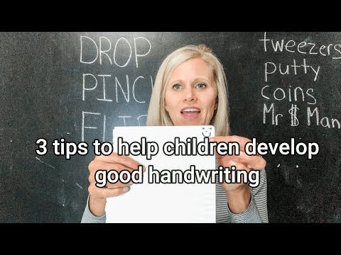 3 tips to help children develop good handwriting including helping them learn to hold their pencil correctly.
#homeschooling  #parenting

buff.ly/33RyY4Y