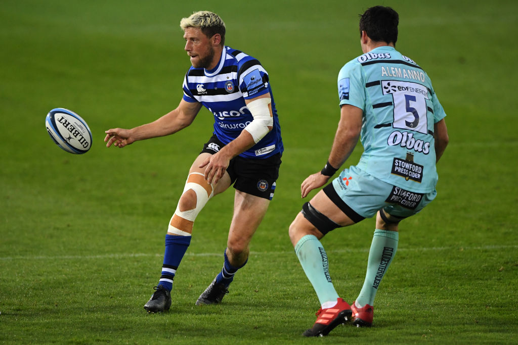 BBCSportWales's tweet image. Welsh fly-half Rhys Priestland kicked nine points for Bath as they completed a remarkable turnaround against Gloucester
🏉 bbc.in/362v0ZR