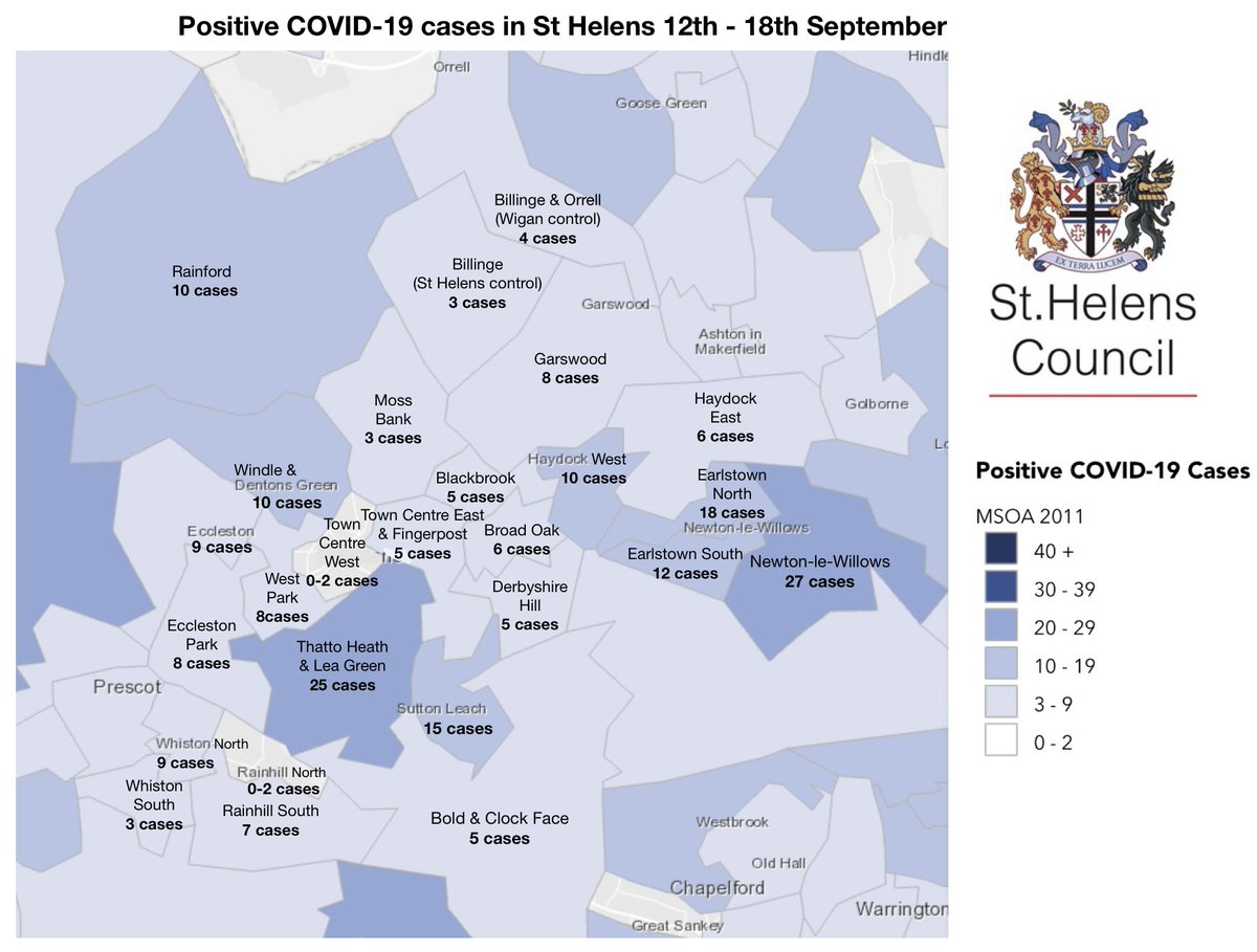 BillingeBlog's tweet image. COVID case update 22nd September @sthelenscouncil and @WiganCouncil @ConorMcGinn @MarieRimmer @MetroMayorSteve @Y_FovargueMP @lisanandy @MayorofGM @AndyBurnhamGM