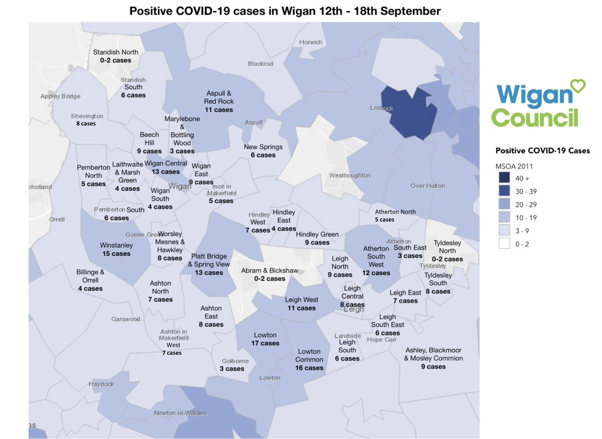 BillingeBlog's tweet image. COVID case update 22nd September @sthelenscouncil and @WiganCouncil @ConorMcGinn @MarieRimmer @MetroMayorSteve @Y_FovargueMP @lisanandy @MayorofGM @AndyBurnhamGM