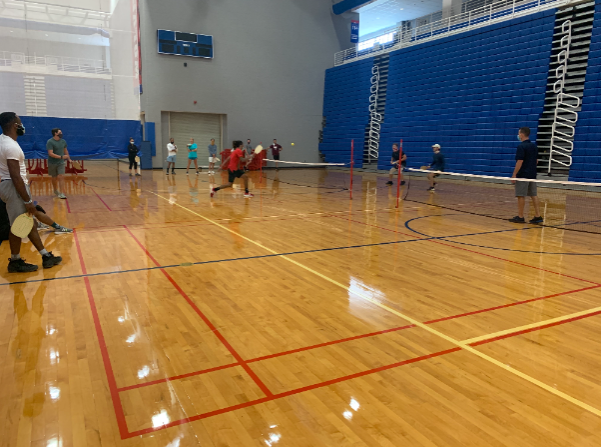 UWG_SWP's tweet photo. UWG Students playing Pickleball in Dr. Mosier’s Physical Education class in the Coliseum. It is a fun class to be physically active and to get to know other students!
#UWG #GoWolves #StayActive #Pickleball #fitness https://t.co/Ut2v0vpNP3