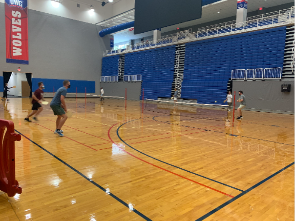 UWG_SWP's tweet photo. UWG Students playing Pickleball in Dr. Mosier’s Physical Education class in the Coliseum. It is a fun class to be physically active and to get to know other students!
#UWG #GoWolves #StayActive #Pickleball #fitness https://t.co/Ut2v0vpNP3