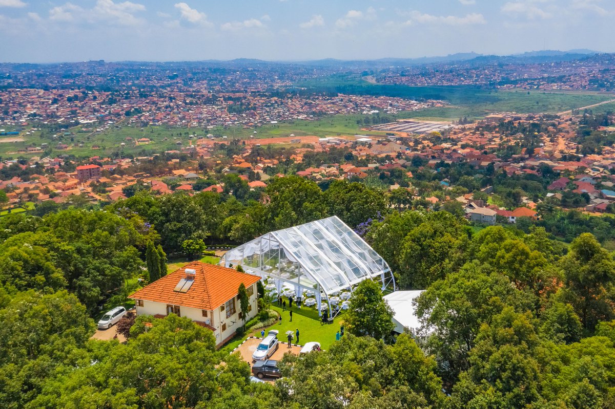 EventsLimitedUg's tweet photo. These views got us feeling like we're on top of the world! #YourTentsGuy #CurvedSkyline #eventslimited https://t.co/9QjGMdrBnW