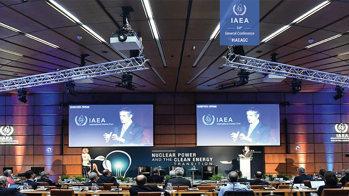 iaeaorg's tweet photo. Nuclear power and the clean energy transition: #Atoms4Climate Scientific Forum opens. 
📝 https://t.co/MzZZgFUzrD #IAEAGC https://t.co/plqja3u1ee