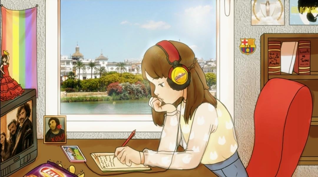 BeautyBrainSp's tweet photo. Lo fi girl a la española https://t.co/Q3YZ3qdL9a