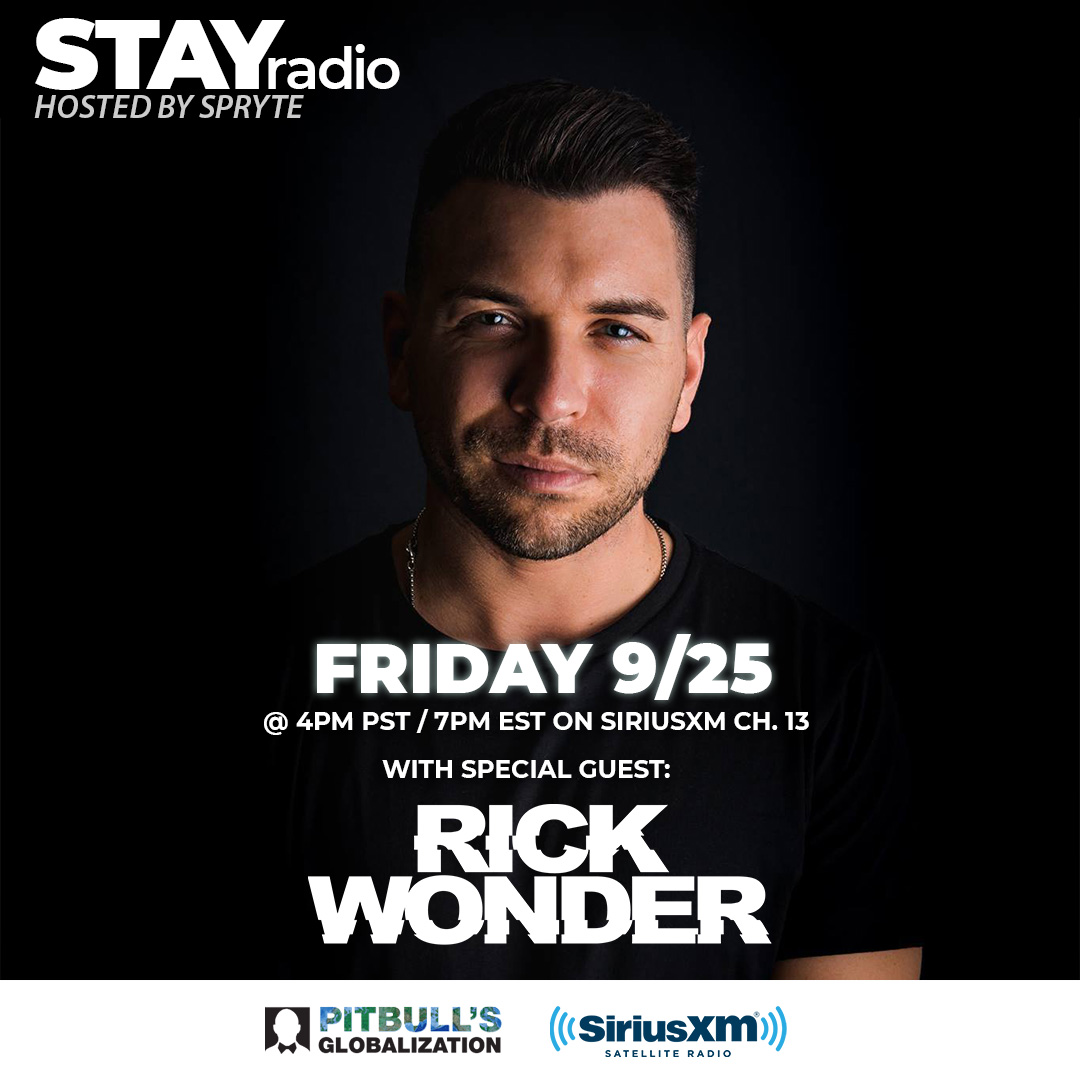 NYC Producer/DJ Rick Wonder joins me this Friday on STAYradio!! Tune in to Globalization Channel 13 (SiriusXM) at 4pm PST / 7pm EST. https://t.co/xg9qKAUqDg